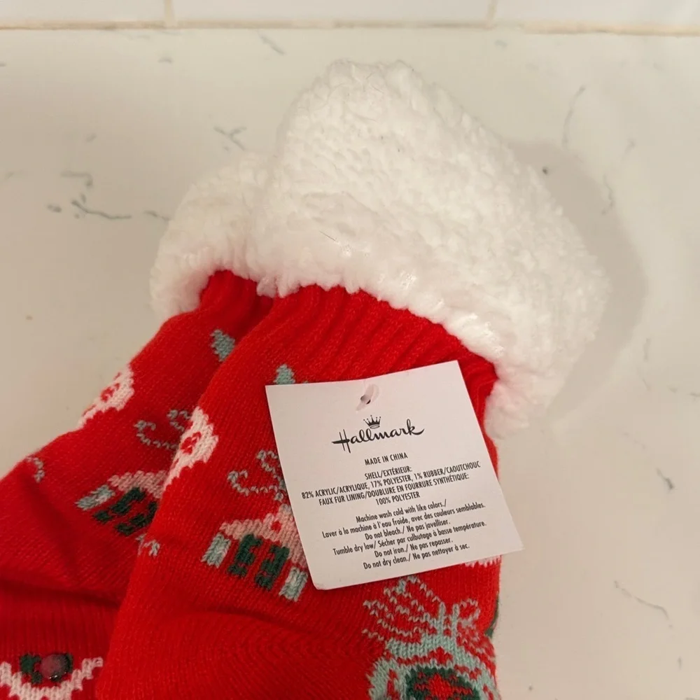 Hallmark Red and Green Holiday Socks
